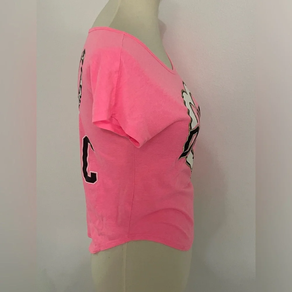 * Justice Pink Dance Top * Size 12‎ * Wild About Music *